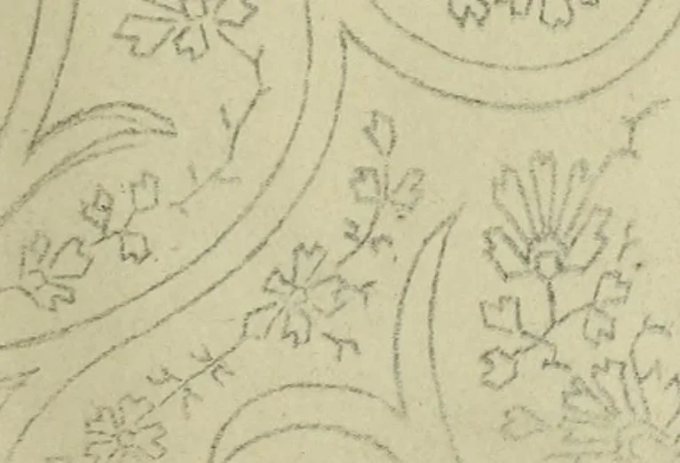 An illustration from [Embroidery and textile designs, 1875, leaf 105