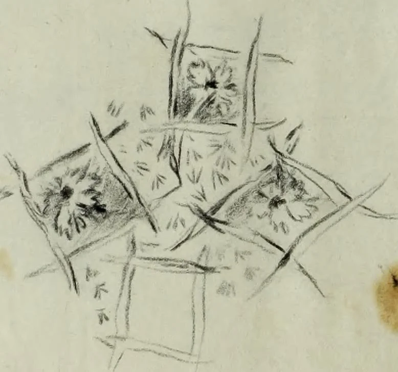 An illustration from [Embroidery and textile designs, 1875, leaf 222