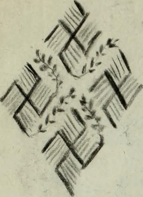 An illustration from [Embroidery and textile designs, 1875, leaf 252