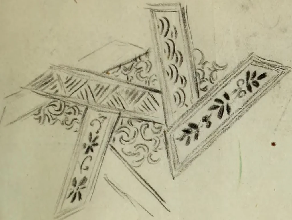 An illustration from [Embroidery and textile designs, 1875, leaf 253