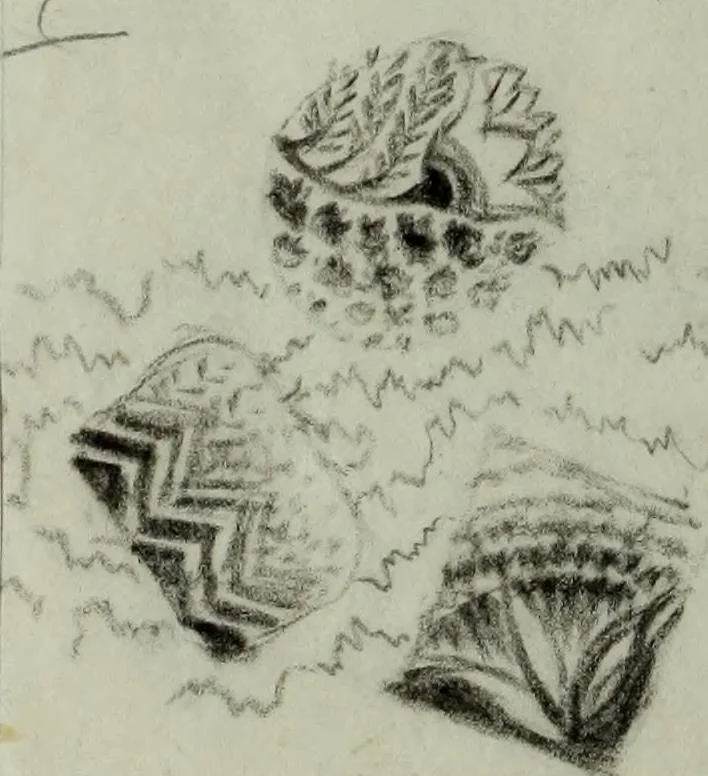 An illustration from [Embroidery and textile designs, 1875, leaf 256