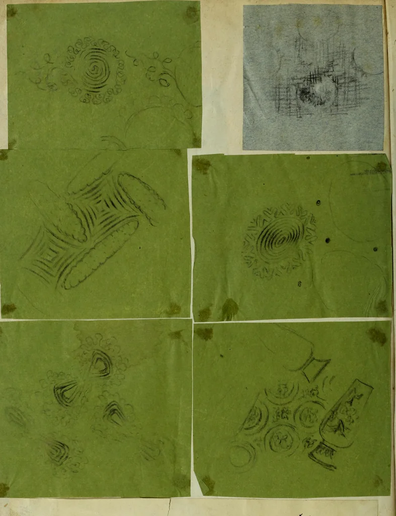 An illustration from [Embroidery and textile designs, 1875, leaf 258