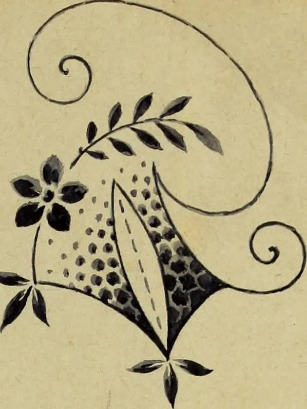 An illustration from [Embroidery and textile designs, 1875, leaf 3