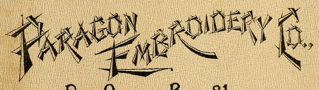 An illustration from Embroidery work of every description., 1910, leaf 1