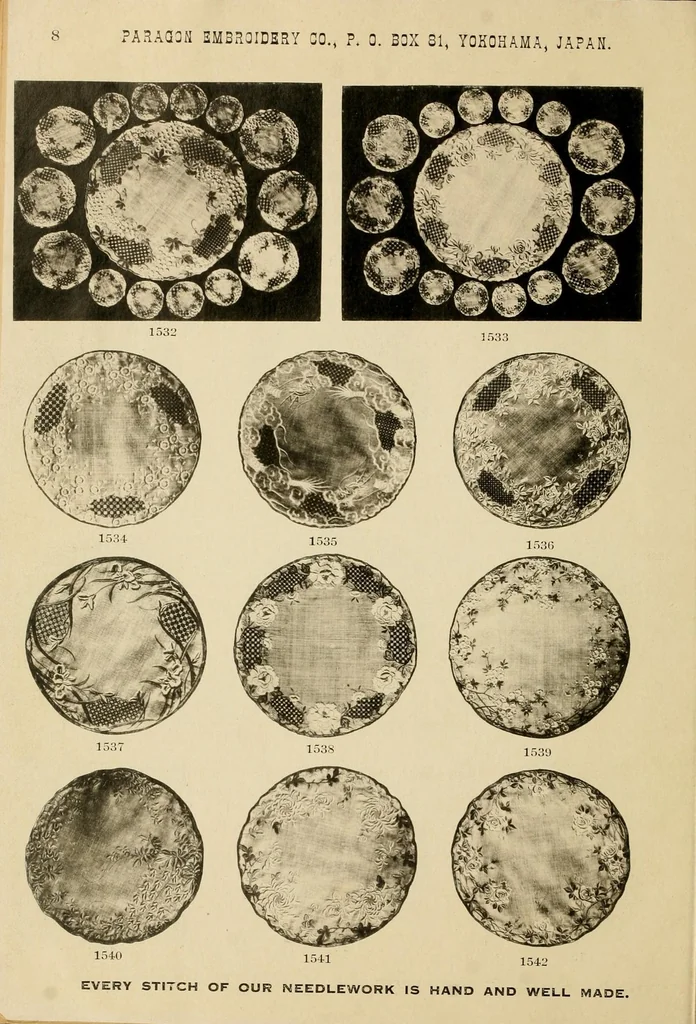 An illustration from Embroidery work of every description., 1910, leaf 12