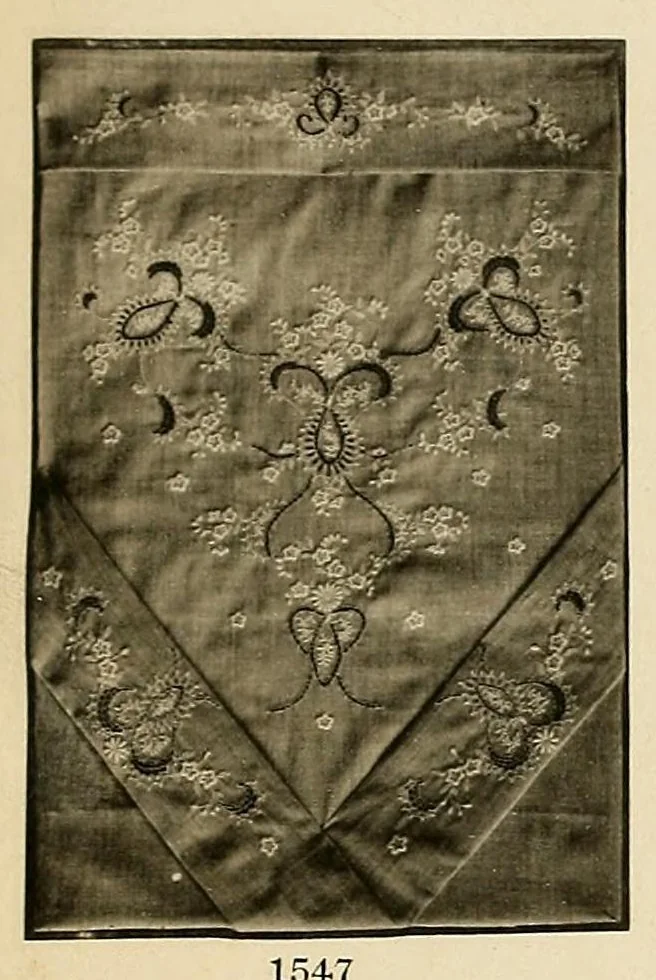 An illustration from Embroidery work of every description., 1910, leaf 15