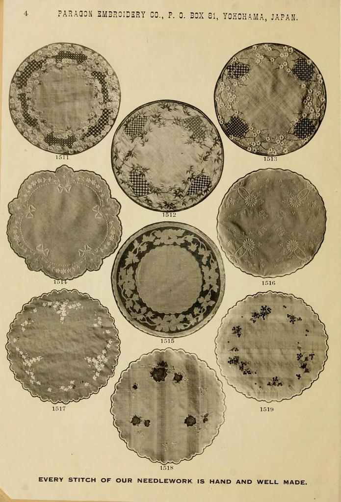 An illustration from Embroidery work of every description., 1910, leaf 8