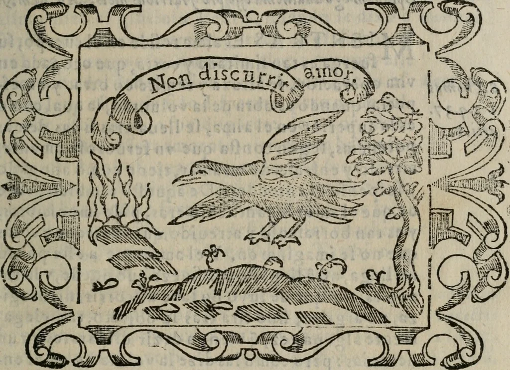An illustration from Empresas espirituales y morales ..., 1613, leaf 106