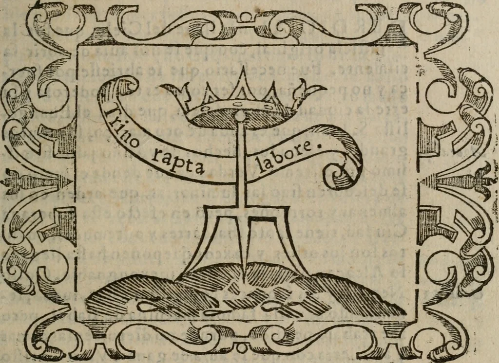 An illustration from Empresas espirituales y morales ..., 1613, leaf 134