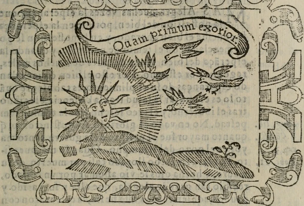 An illustration from Empresas espirituales y morales ..., 1613, leaf 138