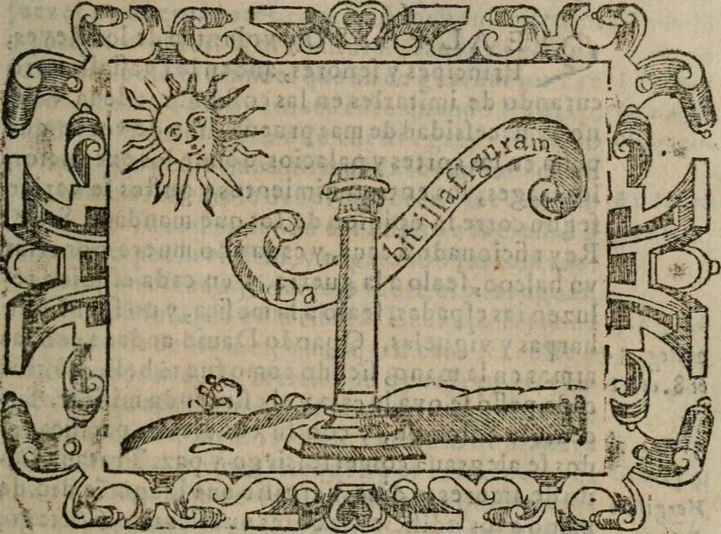 An illustration from Empresas espirituales y morales ..., 1613, leaf 172