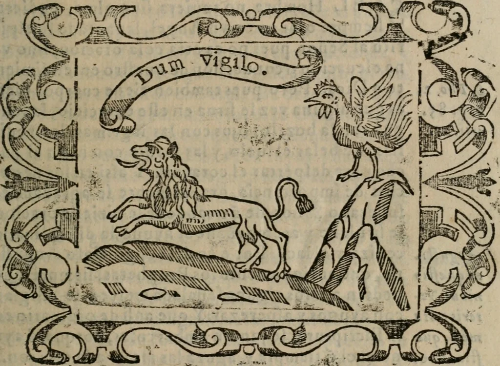 An illustration from Empresas espirituales y morales ..., 1613, leaf 184