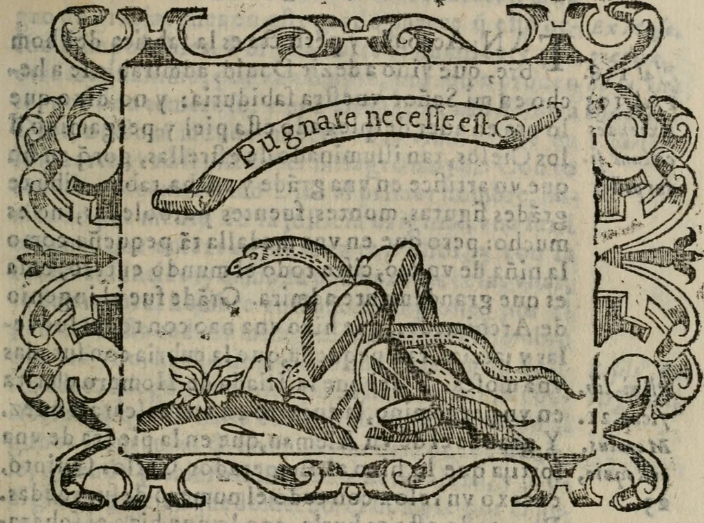 An illustration from Empresas espirituales y morales ..., 1613, leaf 192