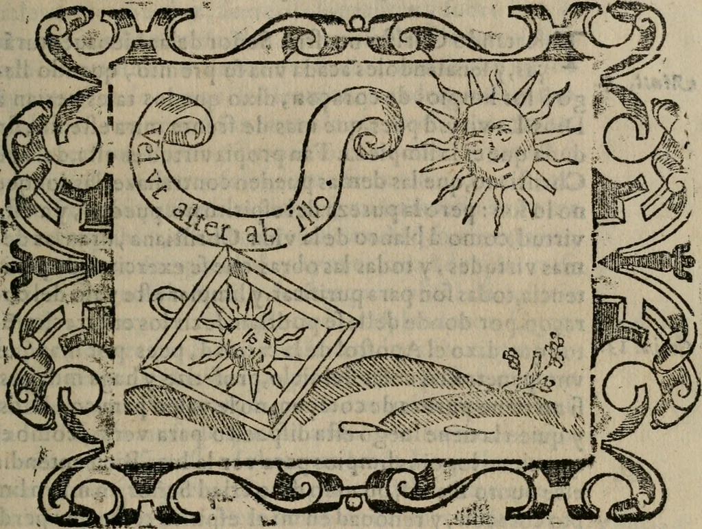An illustration from Empresas espirituales y morales ..., 1613, leaf 204