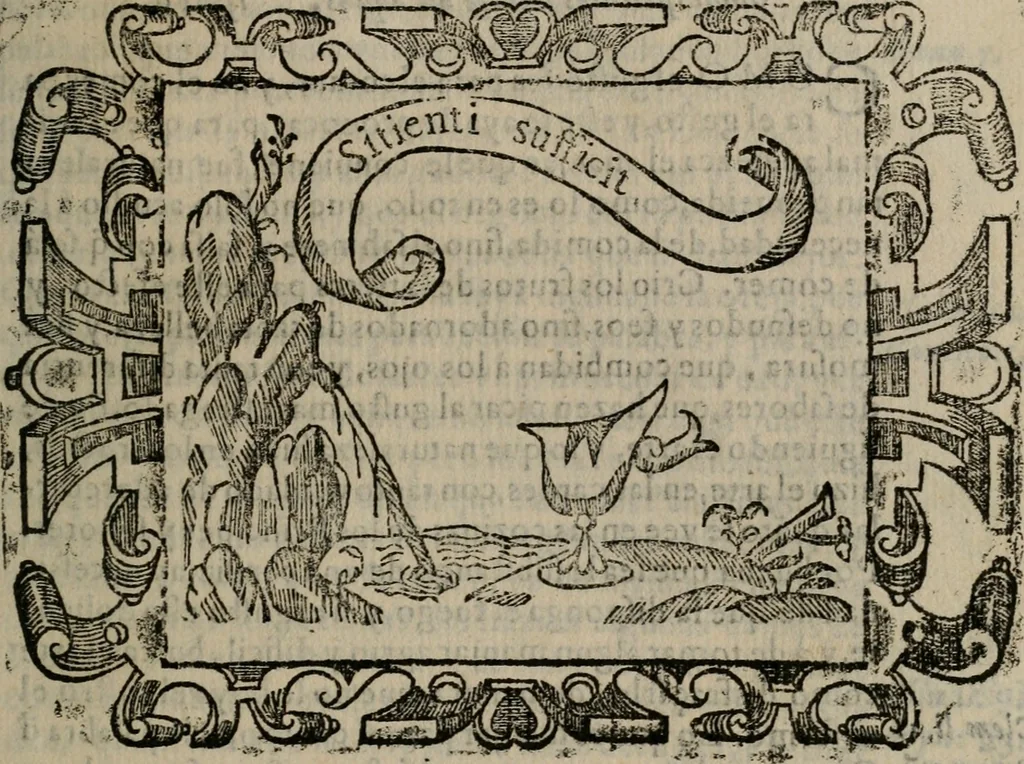 An illustration from Empresas espirituales y morales ..., 1613, leaf 208