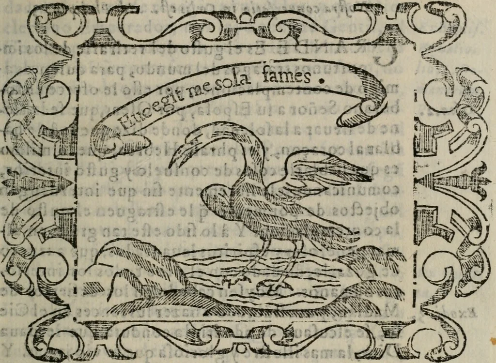 An illustration from Empresas espirituales y morales ..., 1613, leaf 216