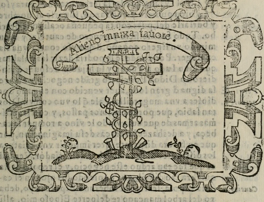 An illustration from Empresas espirituales y morales ..., 1613, leaf 228