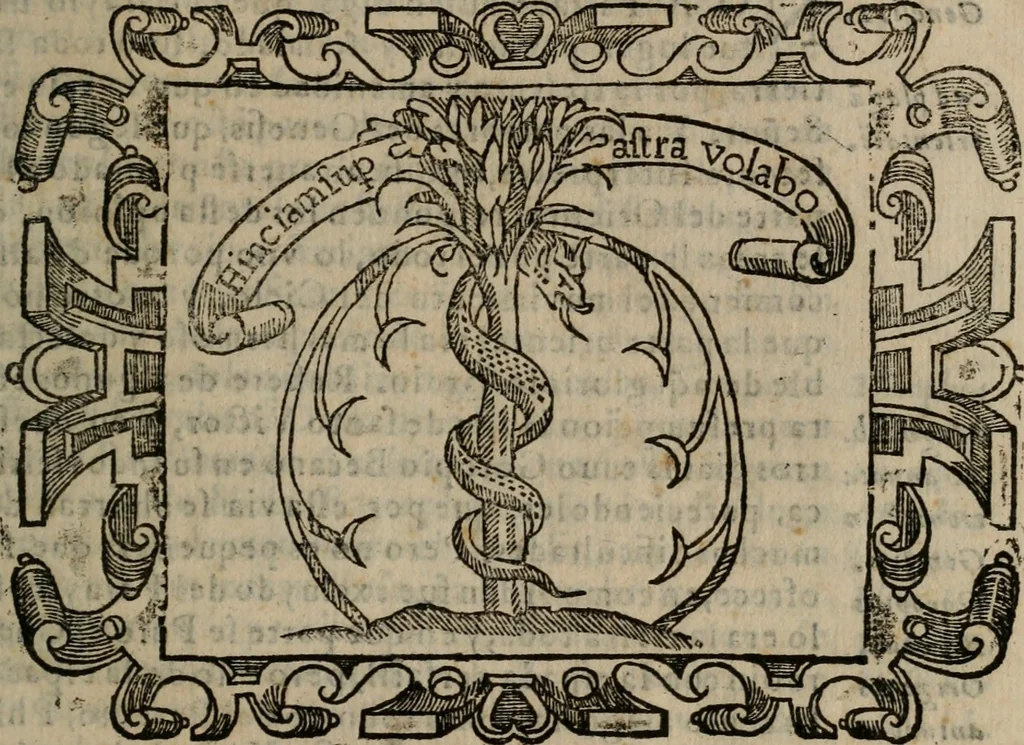 An illustration from Empresas espirituales y morales ..., 1613, leaf 236