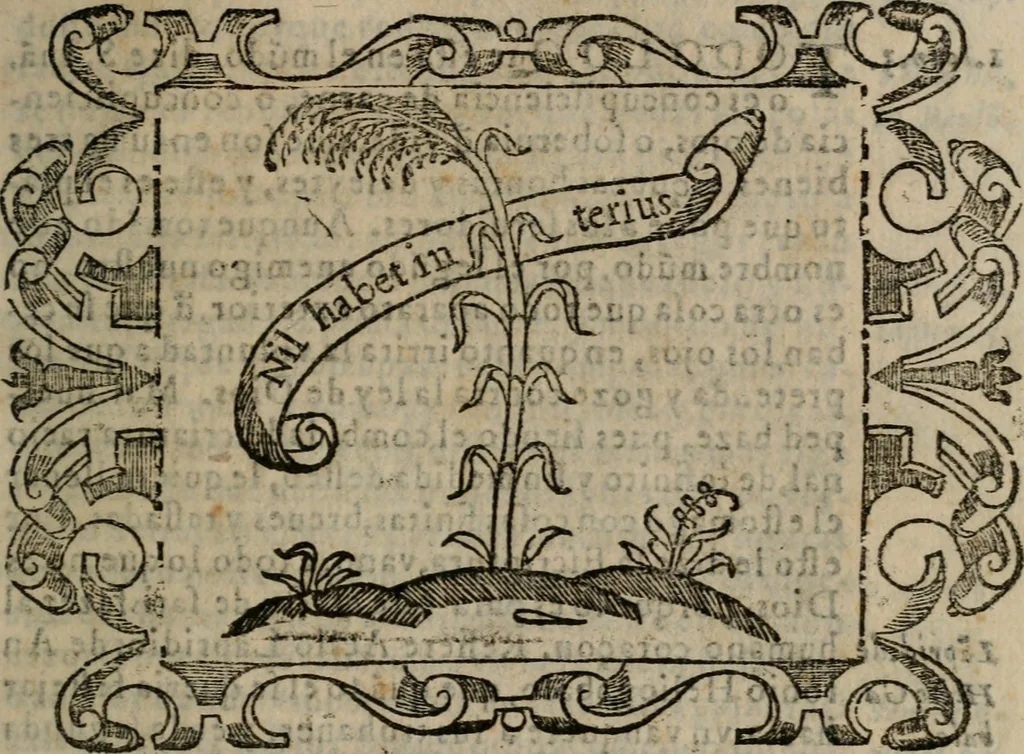 An illustration from Empresas espirituales y morales ..., 1613, leaf 240