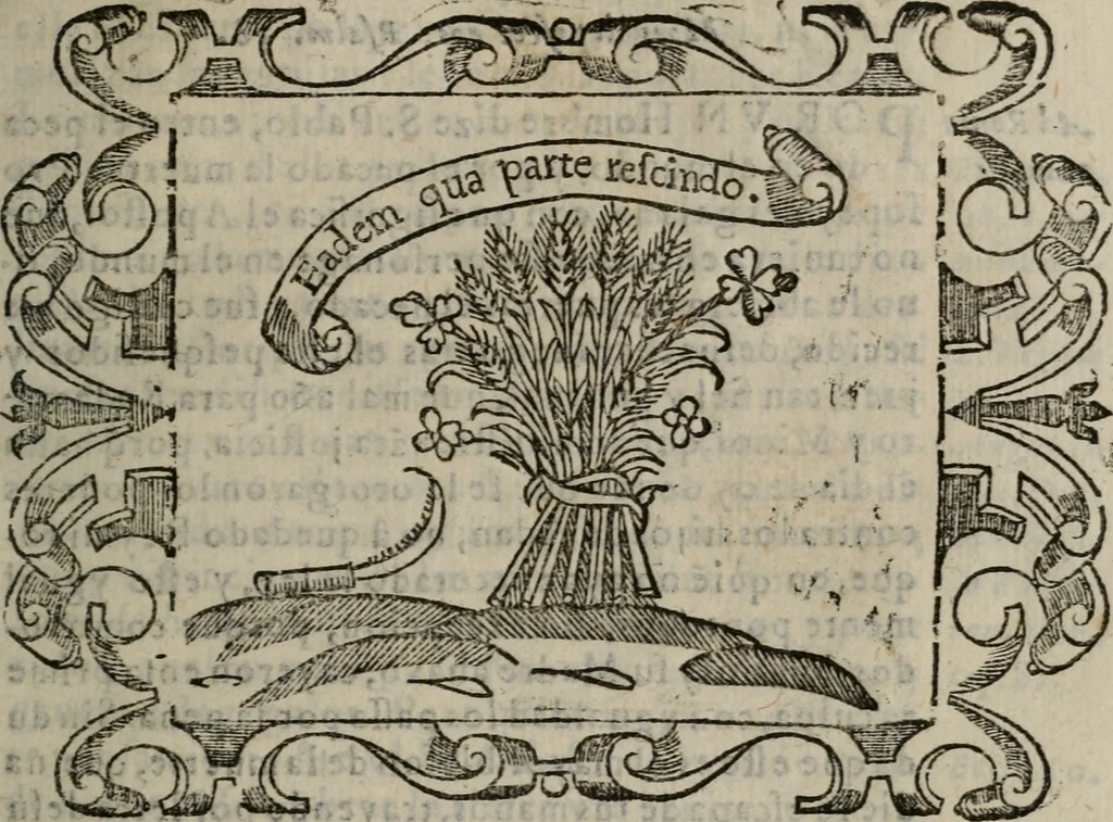 An illustration from Empresas espirituales y morales ..., 1613, leaf 244