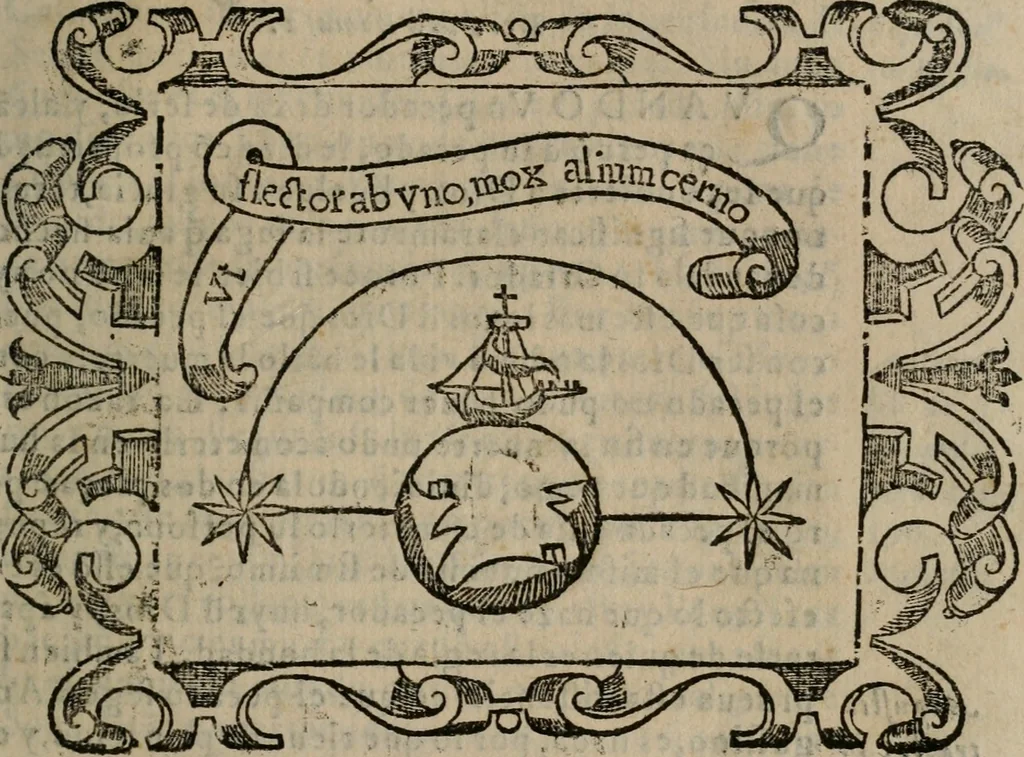 An illustration from Empresas espirituales y morales ..., 1613, leaf 248