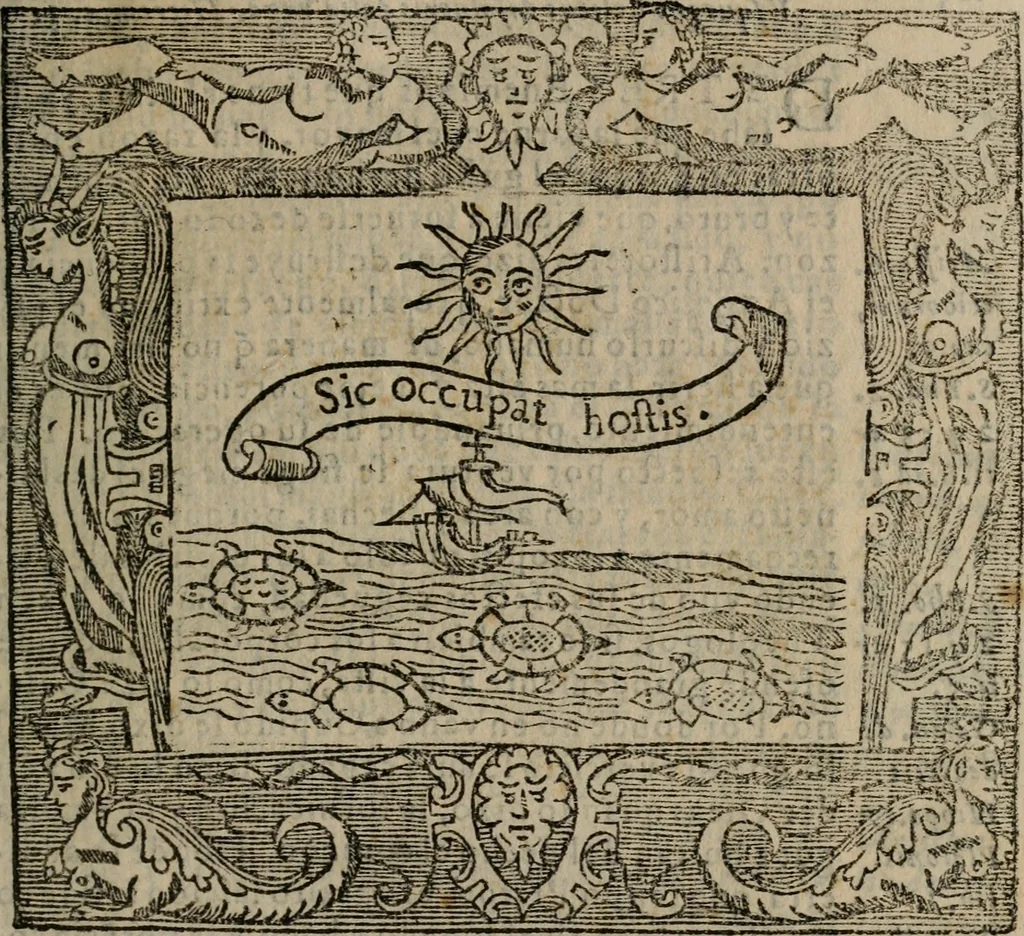 An illustration from Empresas espirituales y morales ..., 1613, leaf 260