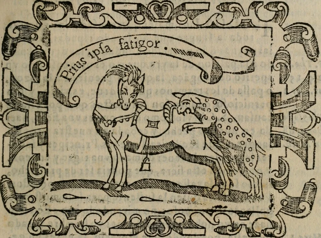 An illustration from Empresas espirituales y morales ..., 1613, leaf 264