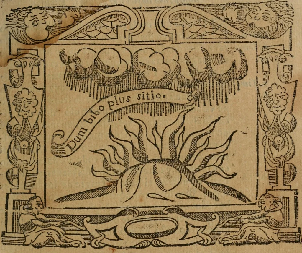 An illustration from Empresas espirituales y morales ..., 1613, leaf 288