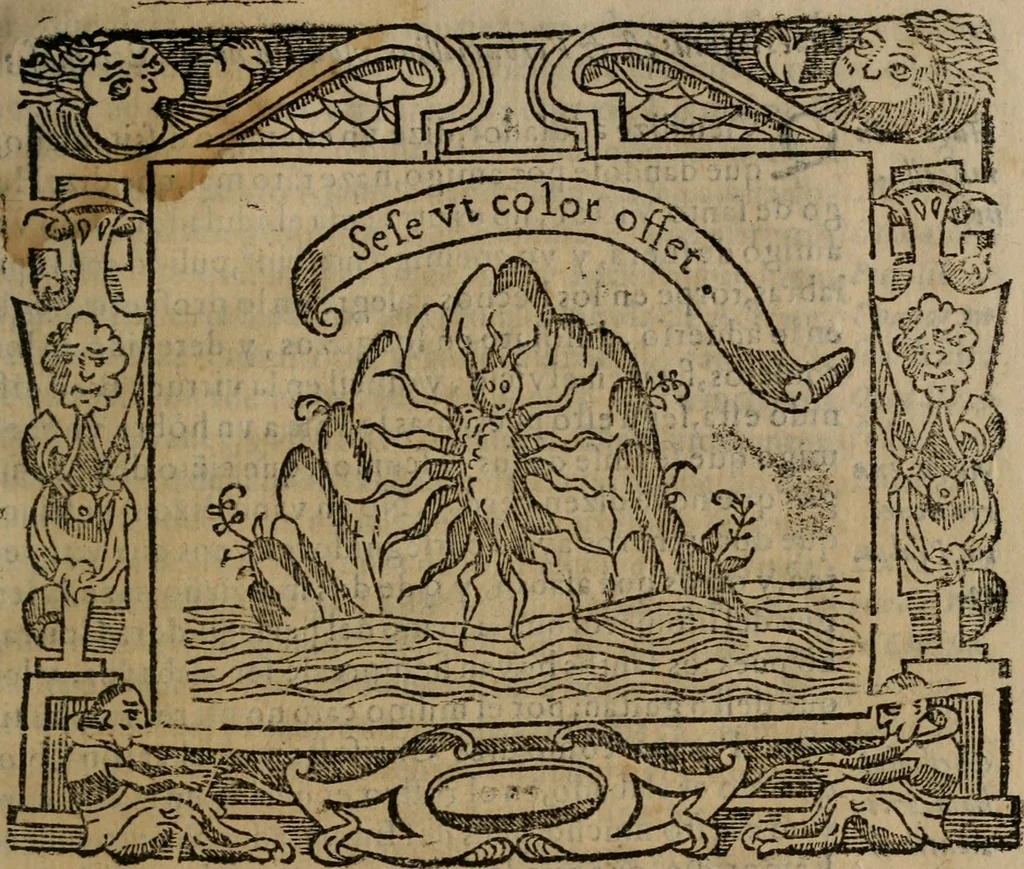 An illustration from Empresas espirituales y morales ..., 1613, leaf 292