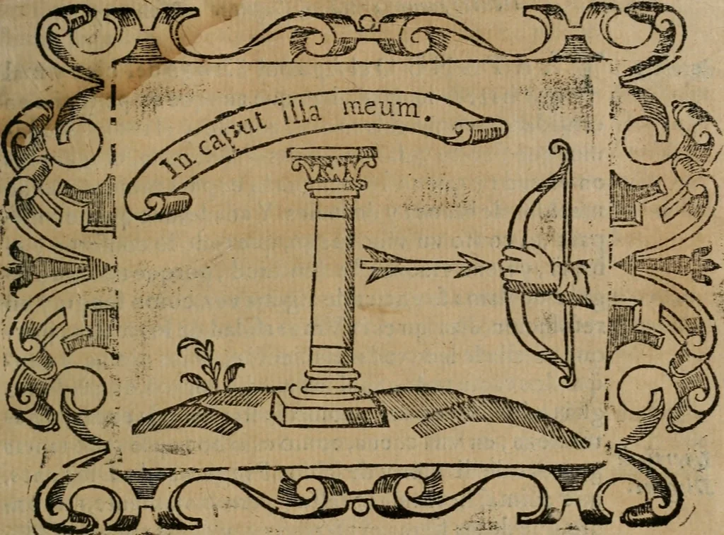 An illustration from Empresas espirituales y morales ..., 1613, leaf 296