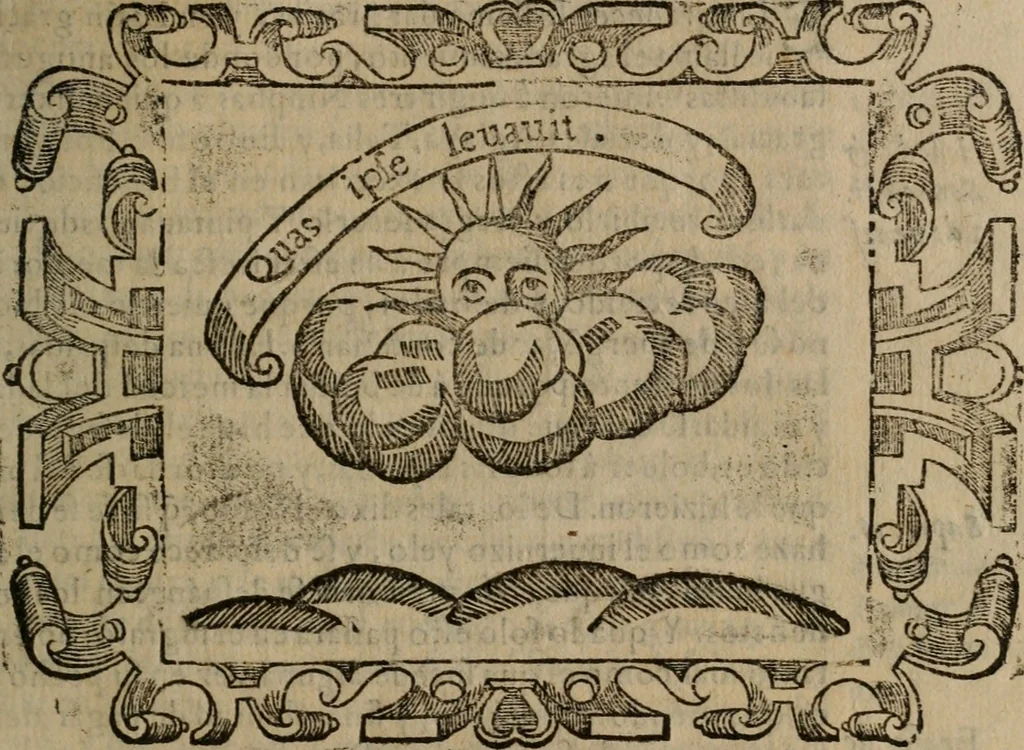 An illustration from Empresas espirituales y morales ..., 1613, leaf 312