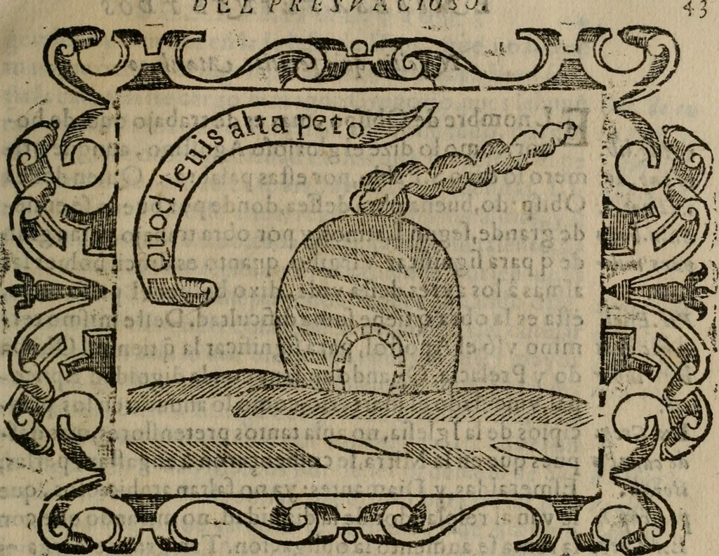 An illustration from Empresas espirituales y morales ..., 1613, leaf 320