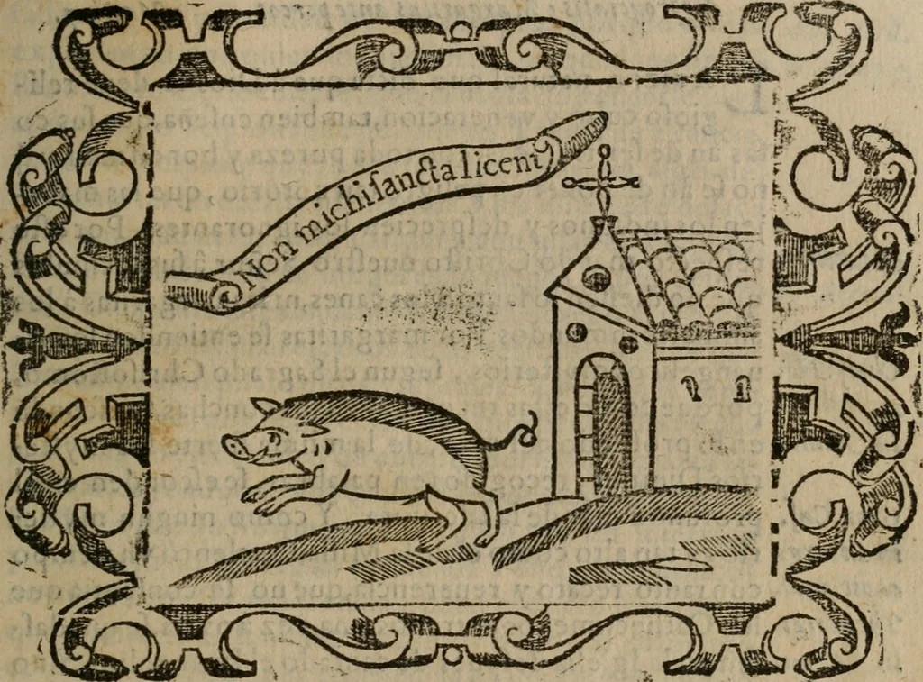An illustration from Empresas espirituales y morales ..., 1613, leaf 336