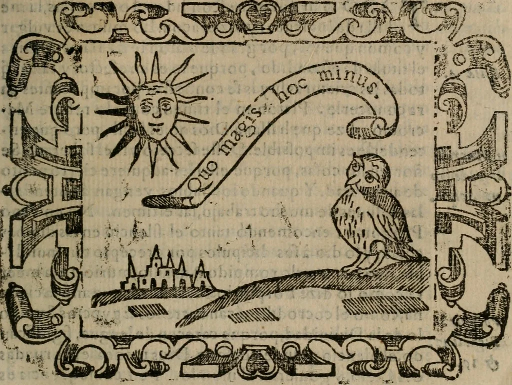 An illustration from Empresas espirituales y morales ..., 1613, leaf 348