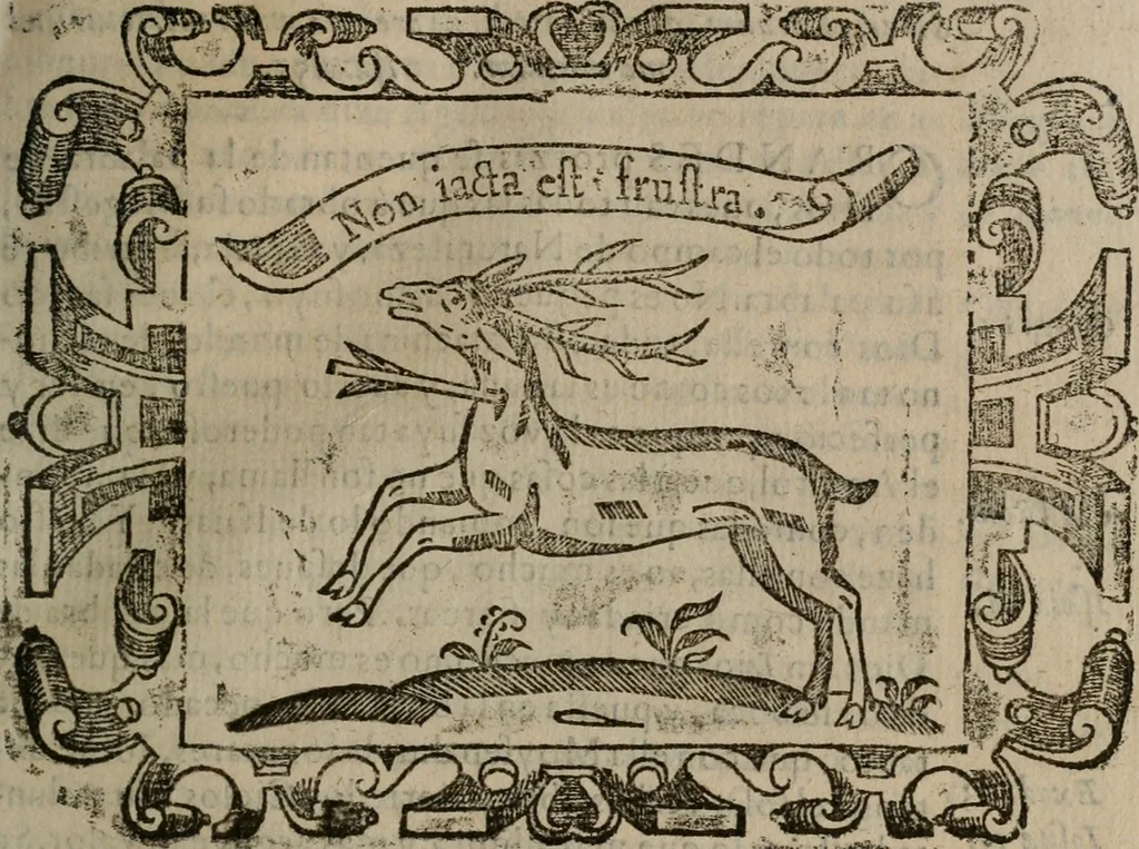 An illustration from Empresas espirituales y morales ..., 1613, leaf 364