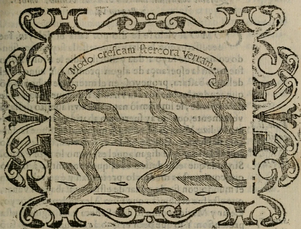 An illustration from Empresas espirituales y morales ..., 1613, leaf 416