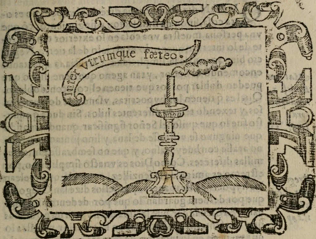 An illustration from Empresas espirituales y morales ..., 1613, leaf 420