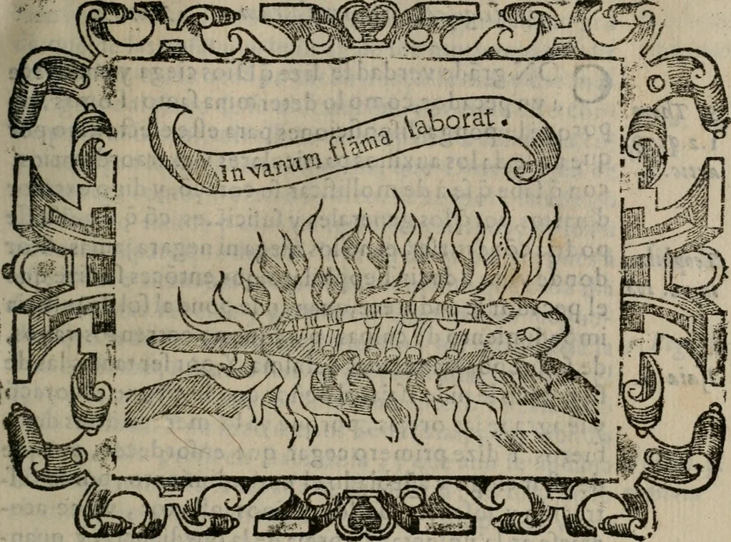 An illustration from Empresas espirituales y morales ..., 1613, leaf 428