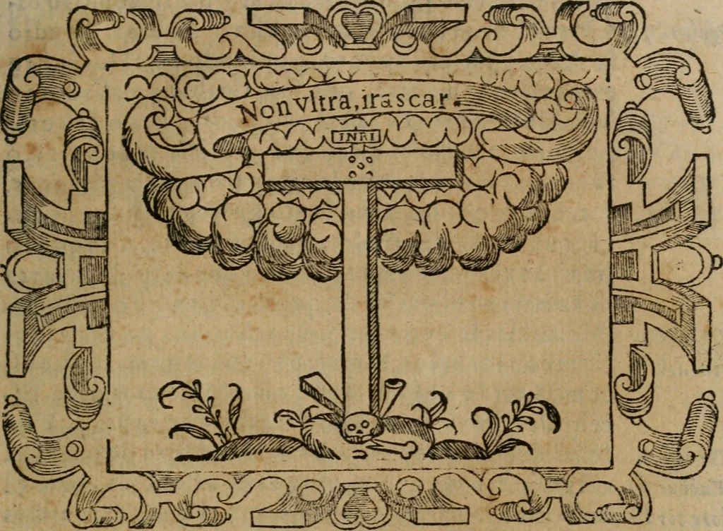 An illustration from Empresas espirituales y morales ..., 1613, leaf 44