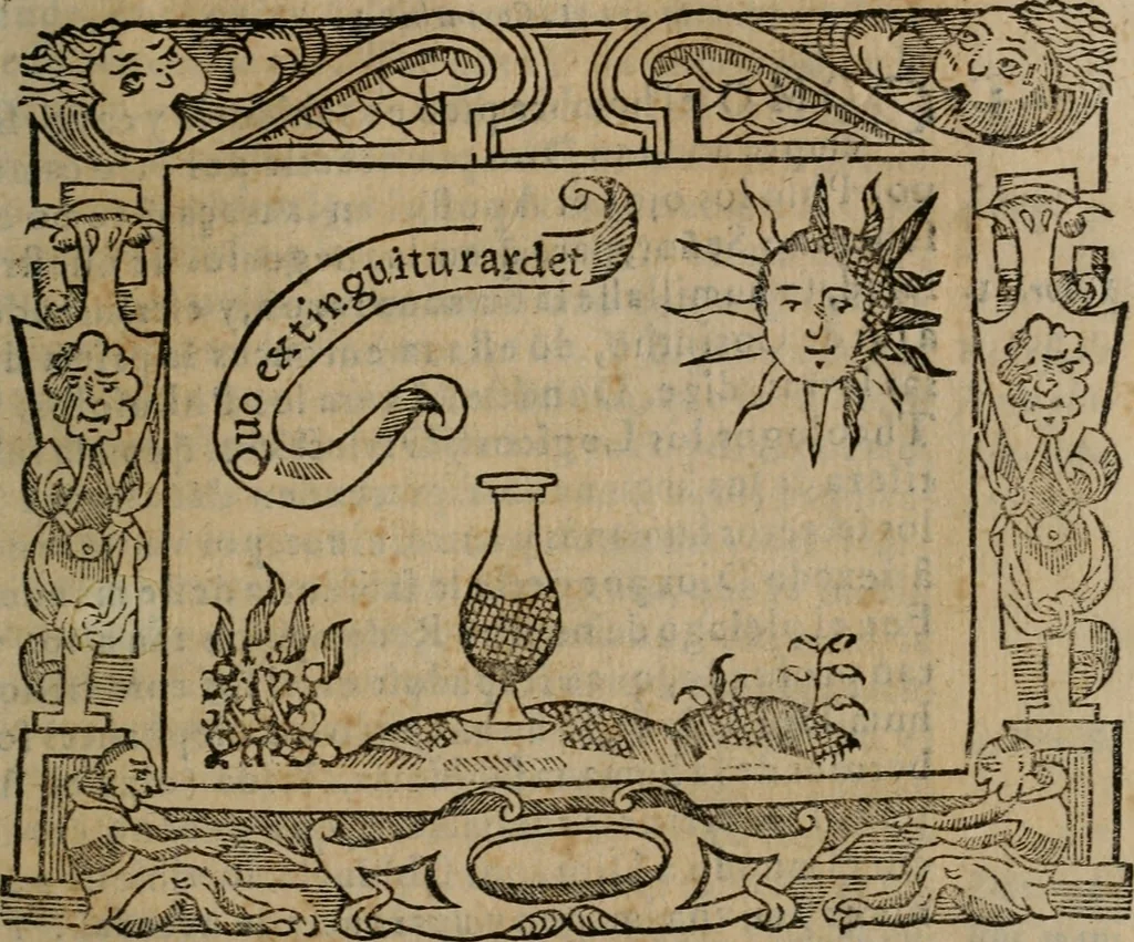 An illustration from Empresas espirituales y morales ..., 1613, leaf 56