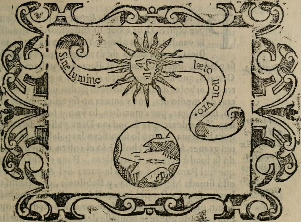 An illustration from Empresas espirituales y morales ..., 1613, leaf 64