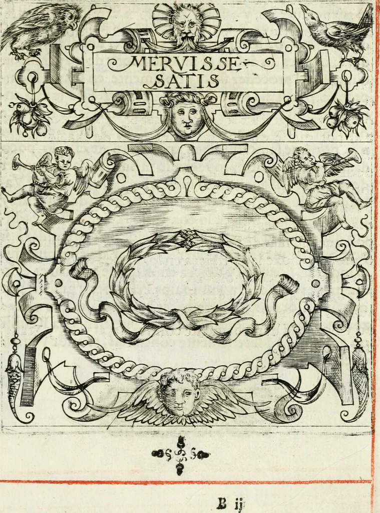 An illustration from Empresas morales, 1581, leaf 10