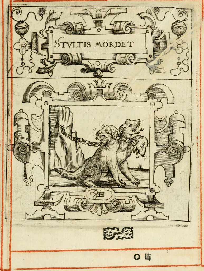 An illustration from Empresas morales, 1581, leaf 108