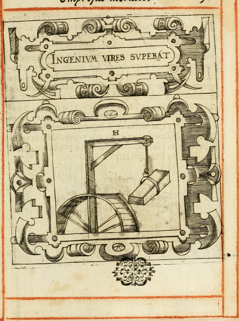 An illustration from Empresas morales, 1581, leaf 110
