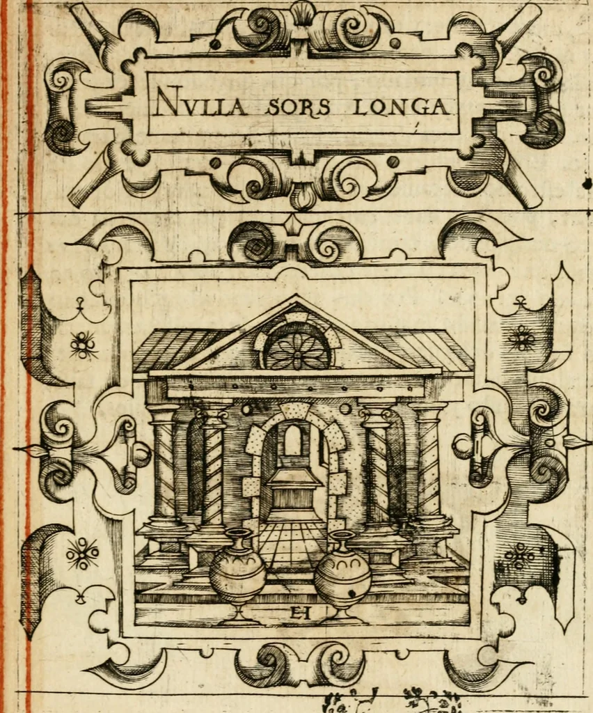 An illustration from Empresas morales, 1581, leaf 124