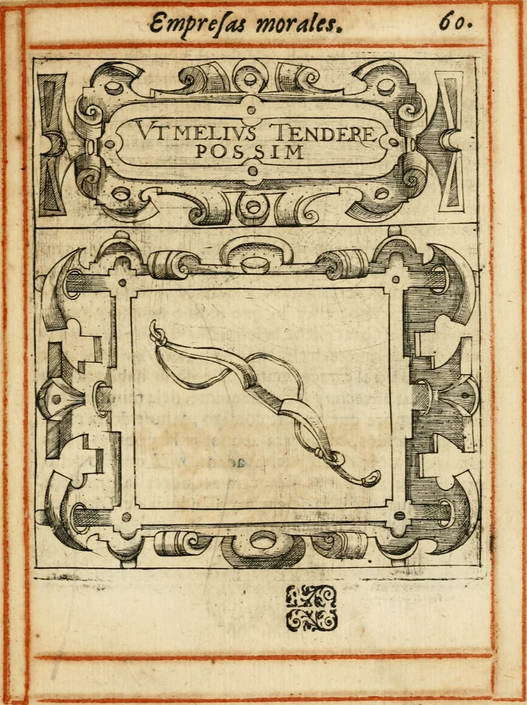An illustration from Empresas morales, 1581, leaf 126