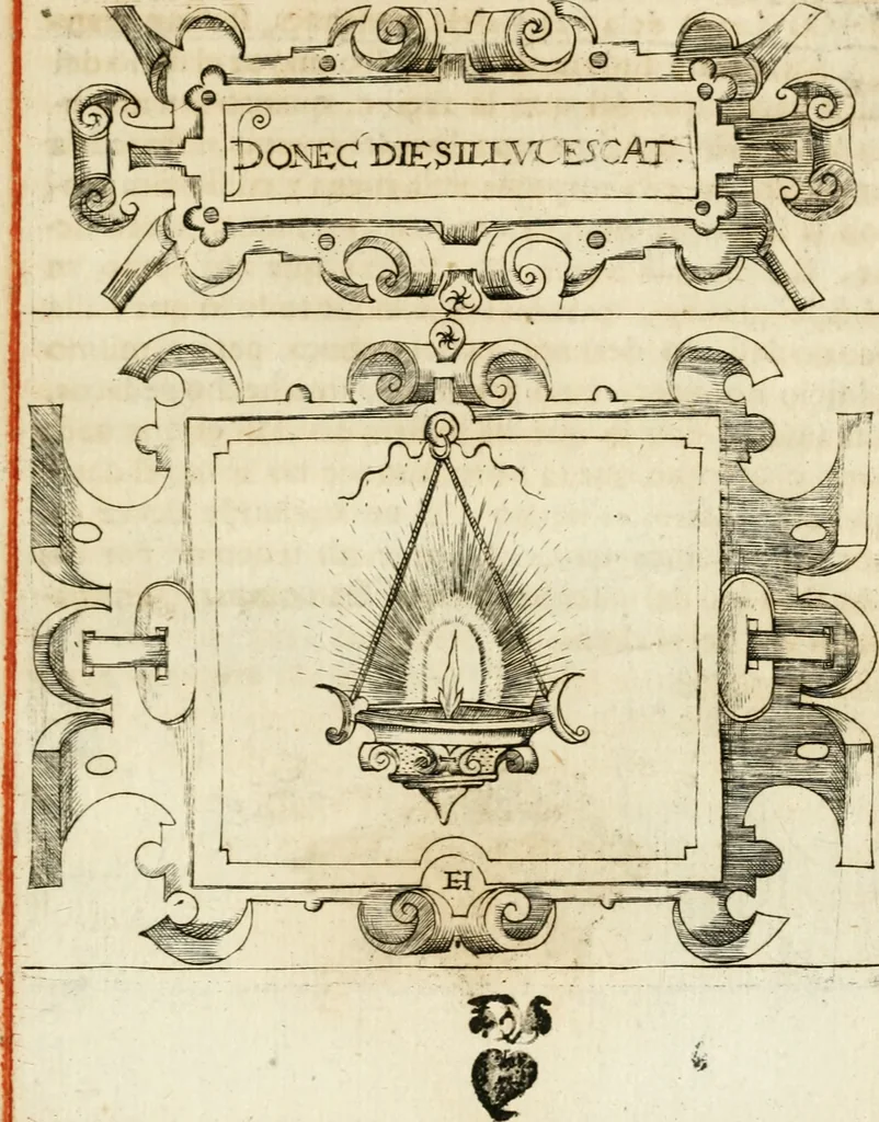 An illustration from Empresas morales, 1581, leaf 138