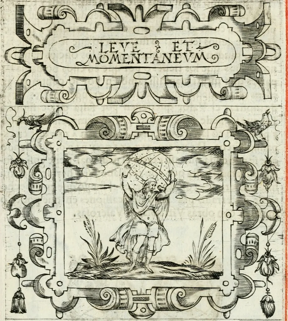 An illustration from Empresas morales, 1581, leaf 14