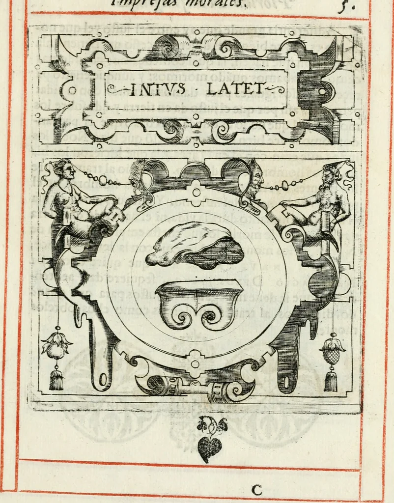 An illustration from Empresas morales, 1581, leaf 16