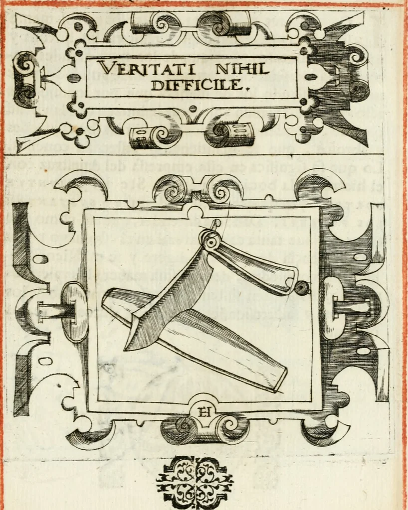 An illustration from Empresas morales, 1581, leaf 184